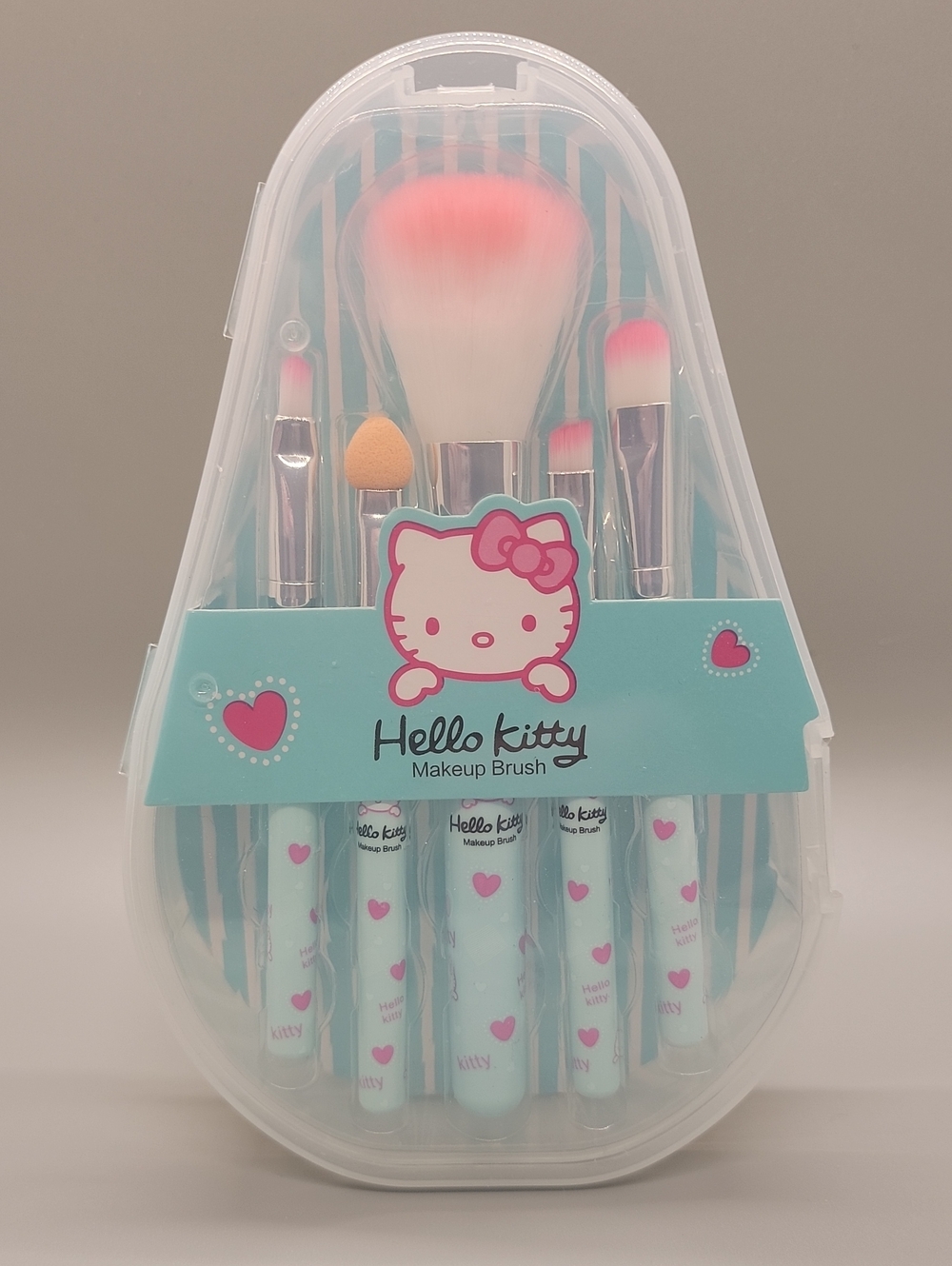 Hello Kitty 5 pc. Mini Makeup Brush Set with Carrying Case